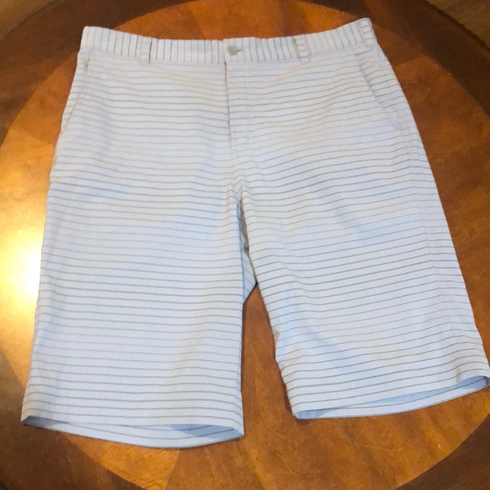 Nike Golf Tour Performance Dri Fit Striped Shorts Size 35
